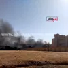 حريق كليه بجامعة مدينة السادات 