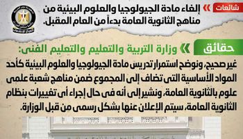 الغاء مادة الجولوجيا