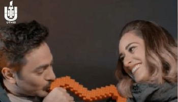 تامر حسني وامينة خليل كليب بحبك