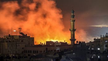 قصف غزة 