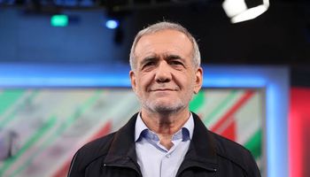 الرئيس الإيراني، مسعود بزشكيان